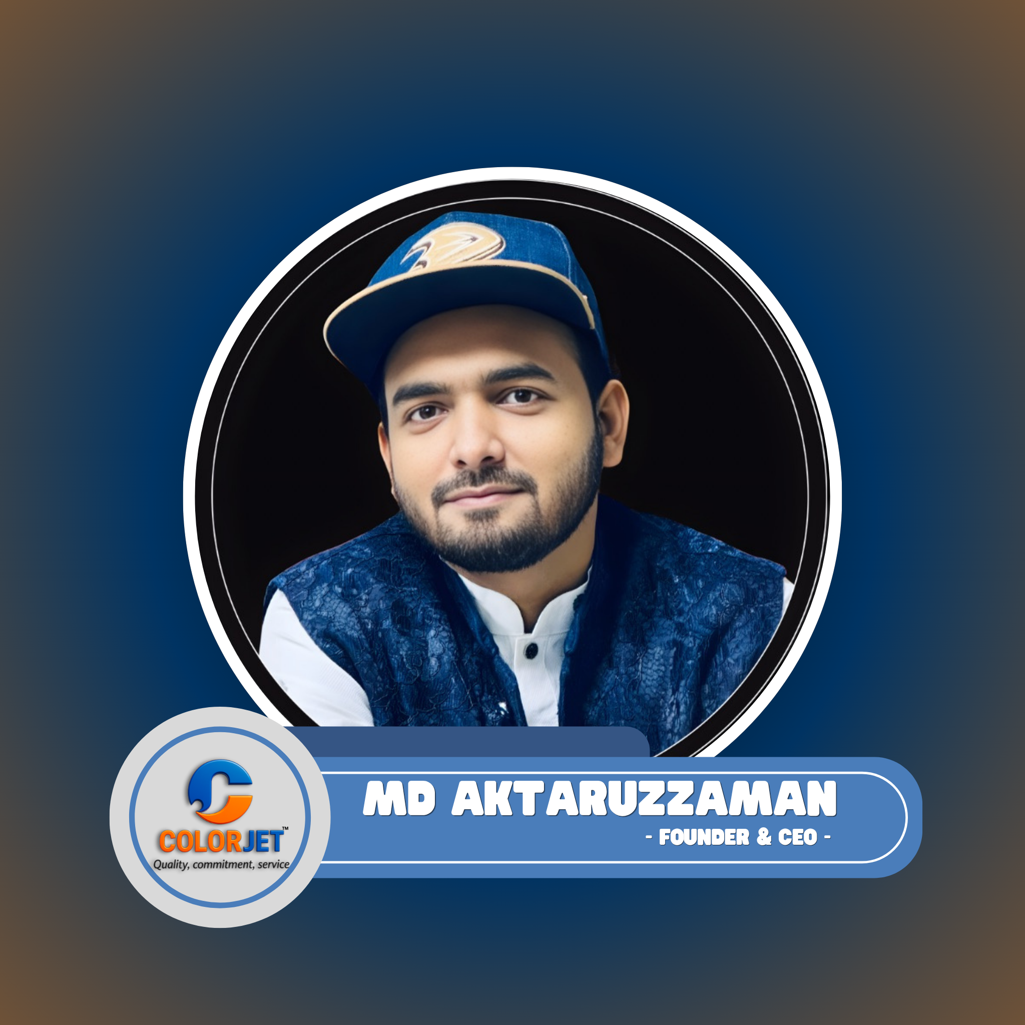 Md Aktaruzzaman Founder and CEO of COLORJET