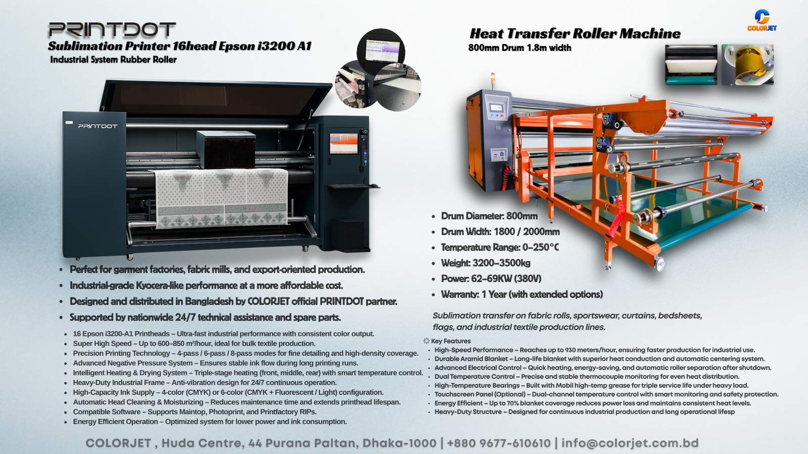 Textile & Sublimation Printers